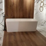 Ванна из искусственного камня Artceram Square 180x80, белый матовый (ACW004 05) - Фото 1